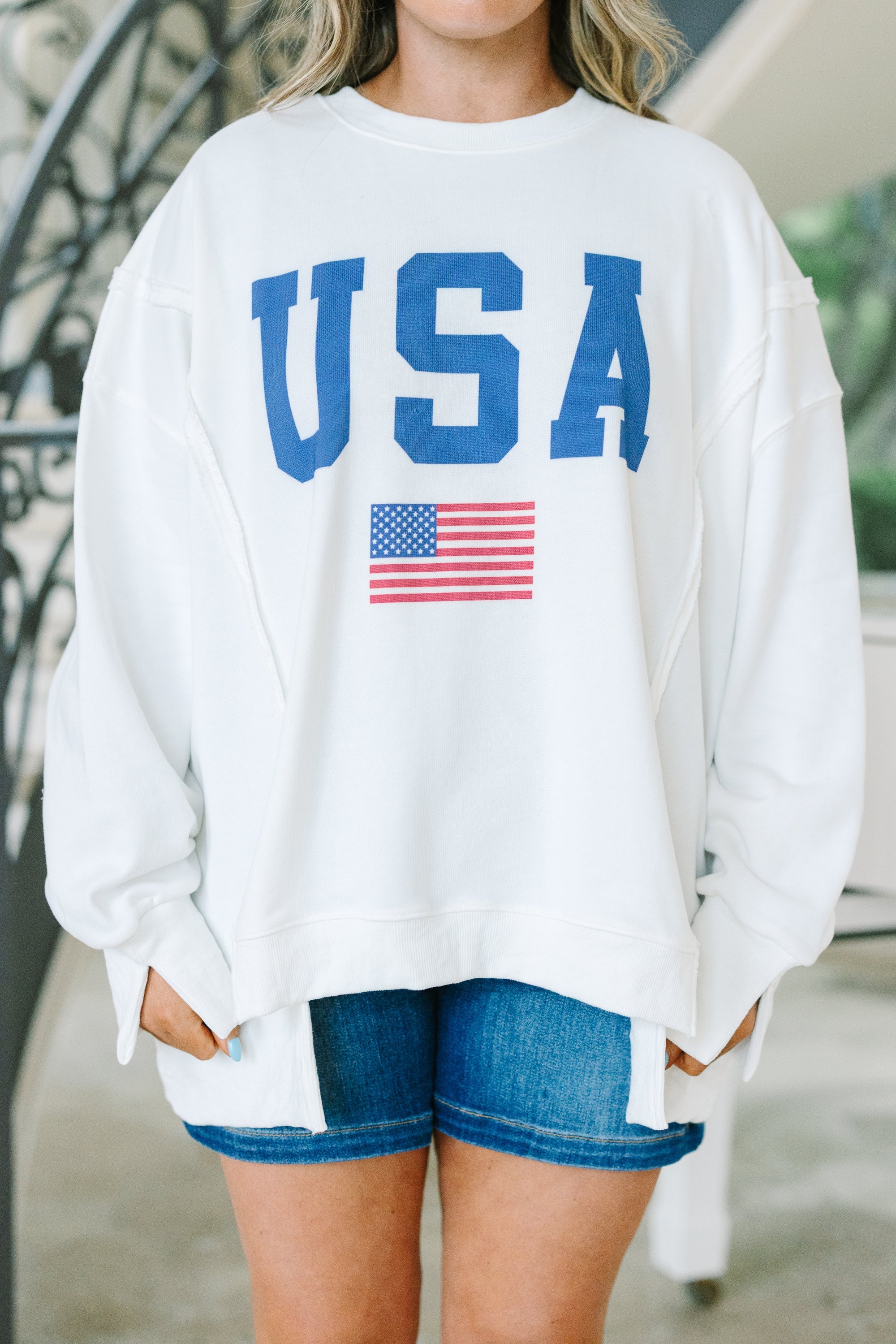 True American Spirit Comfy Crew, Ivory