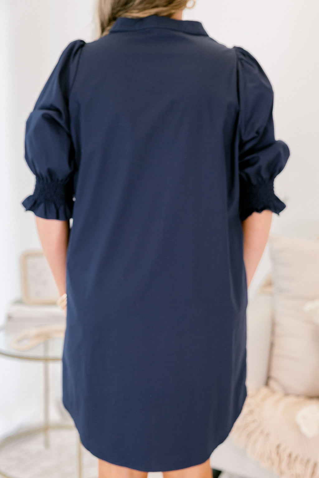 Truth Be Told Dress, Navy