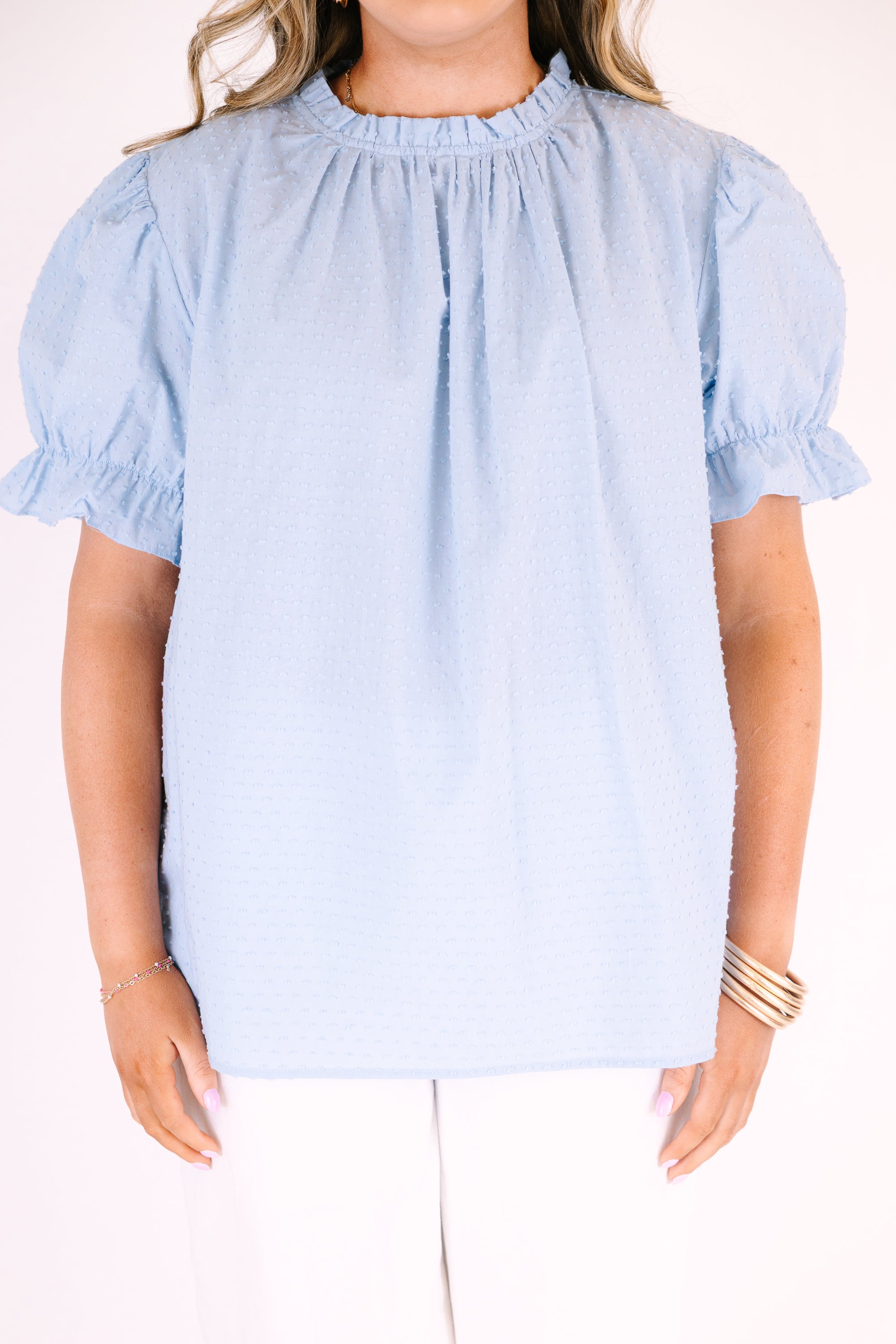 Easy Days Top, Light Blue