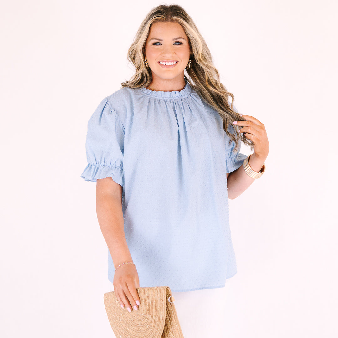 Easy Days Top, Light Blue
