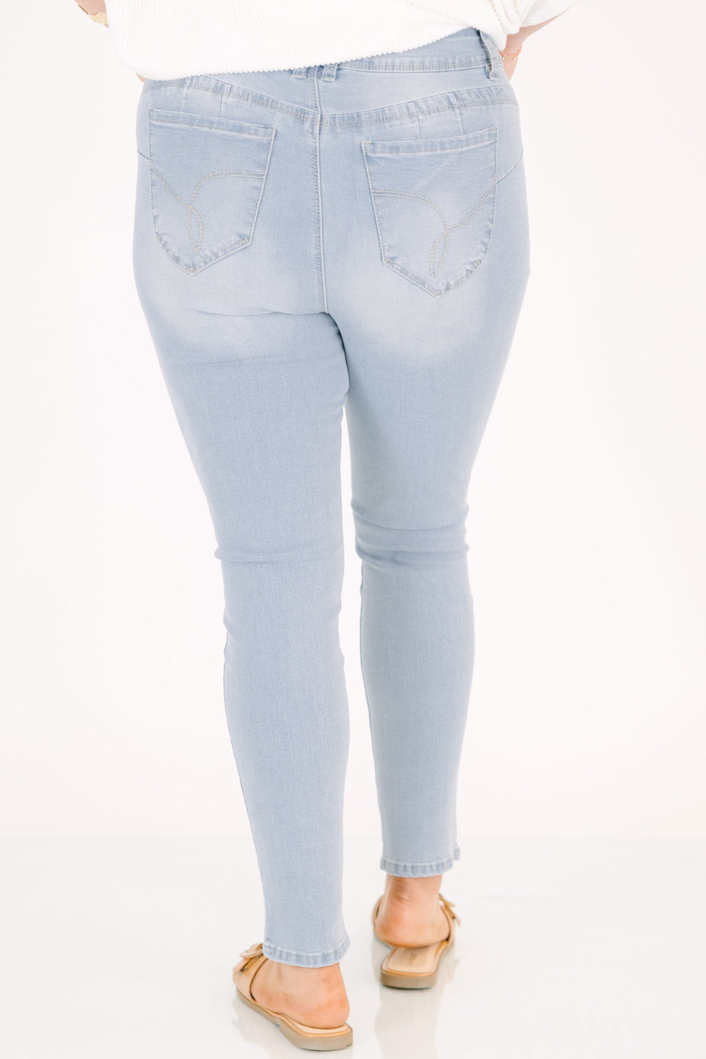 Up For It Jeans, Light Wash