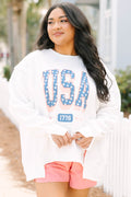 U S of A Comfy Crew, Ivory