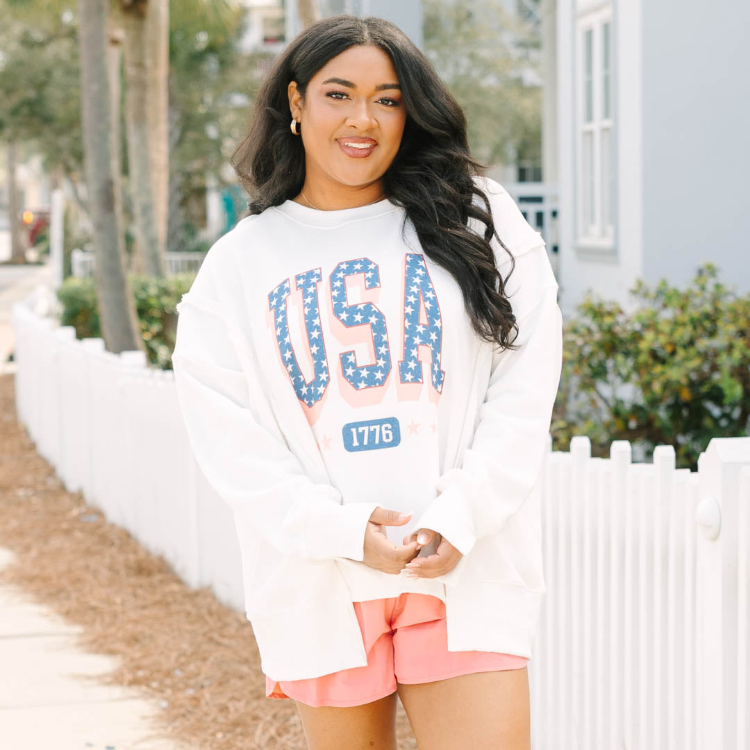 U S of A Comfy Crew, Ivory