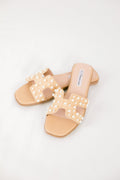 Wait And See Sandals, Raffia