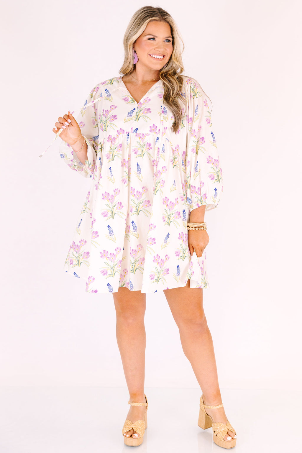 Walking On Air Dress, Cream Mix