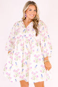 Walking On Air Dress, Cream Mix