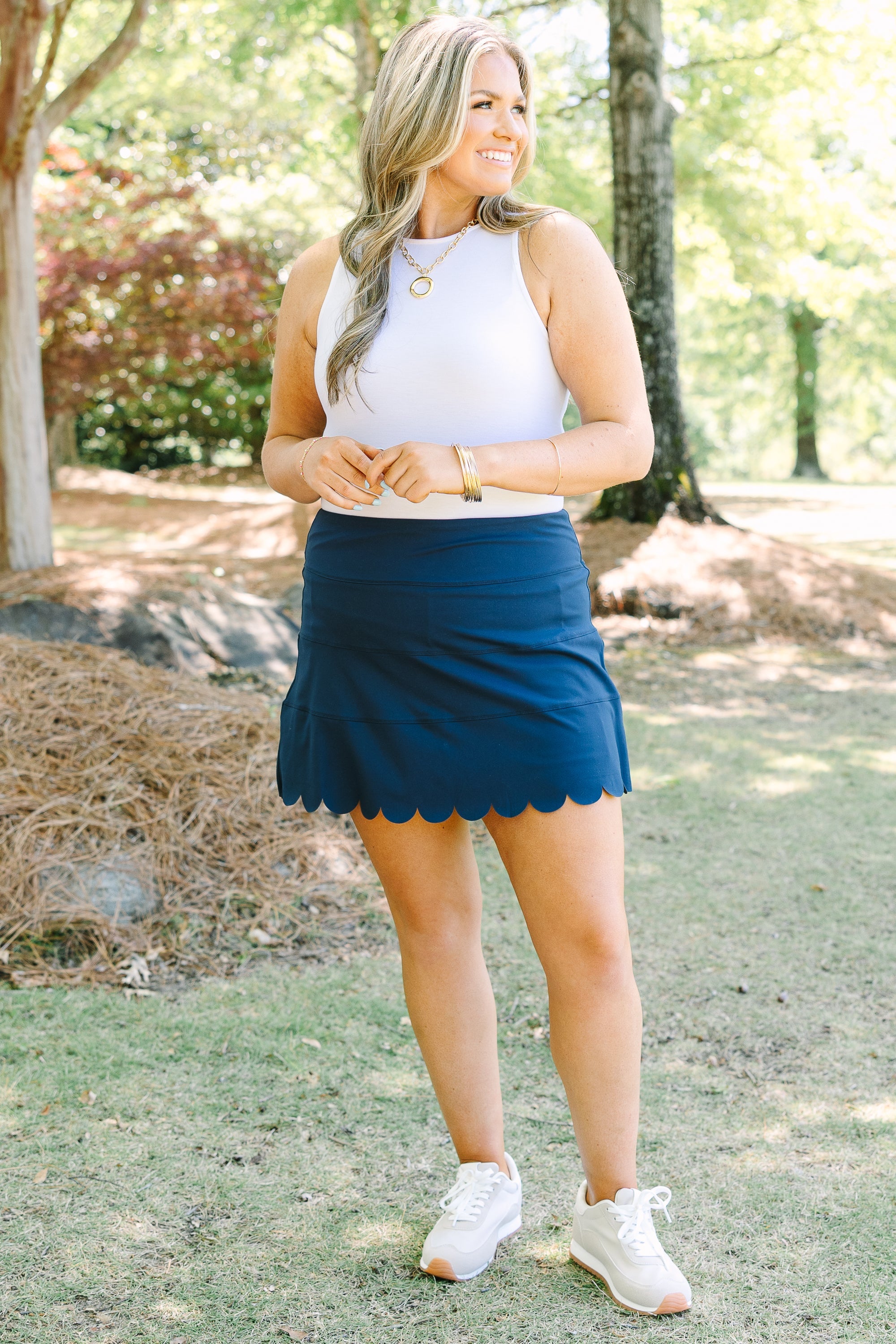 Walking On Air Skort, Navy