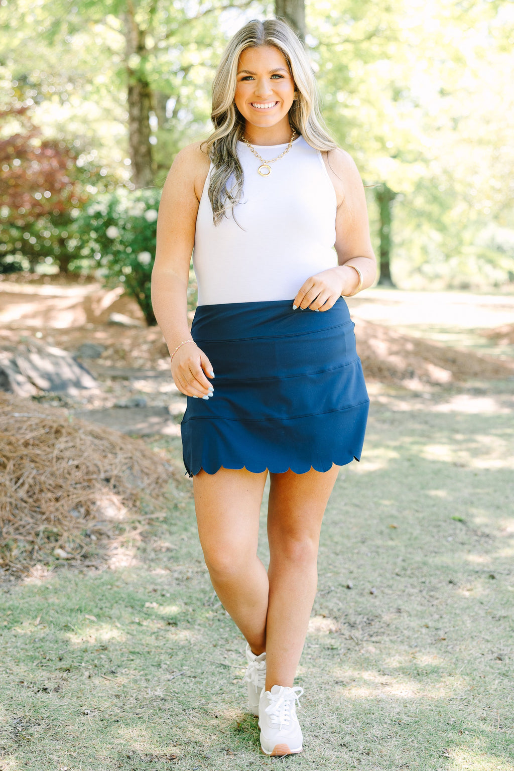 Walking On Air Skort, Navy