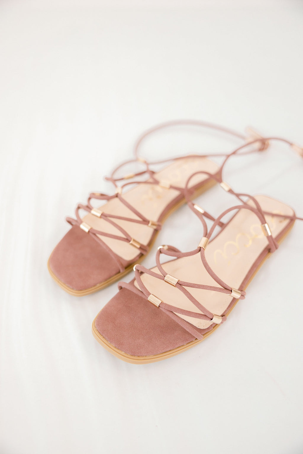 Watch Closely Sandals, Mauve