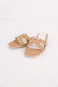 Watching Our Step Sandals, Camel