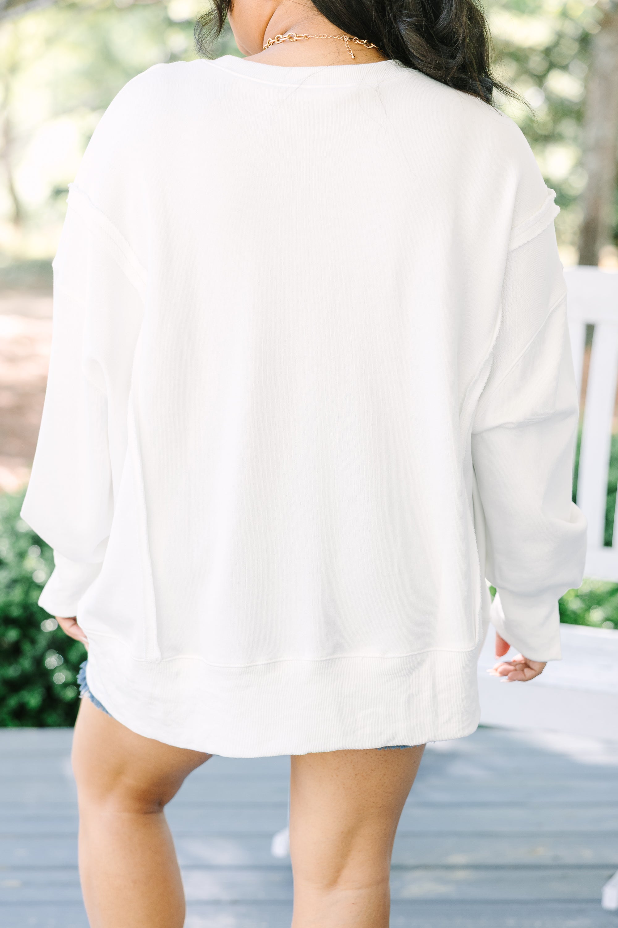 Watercolor Wonder Comfy Crew, Ivory