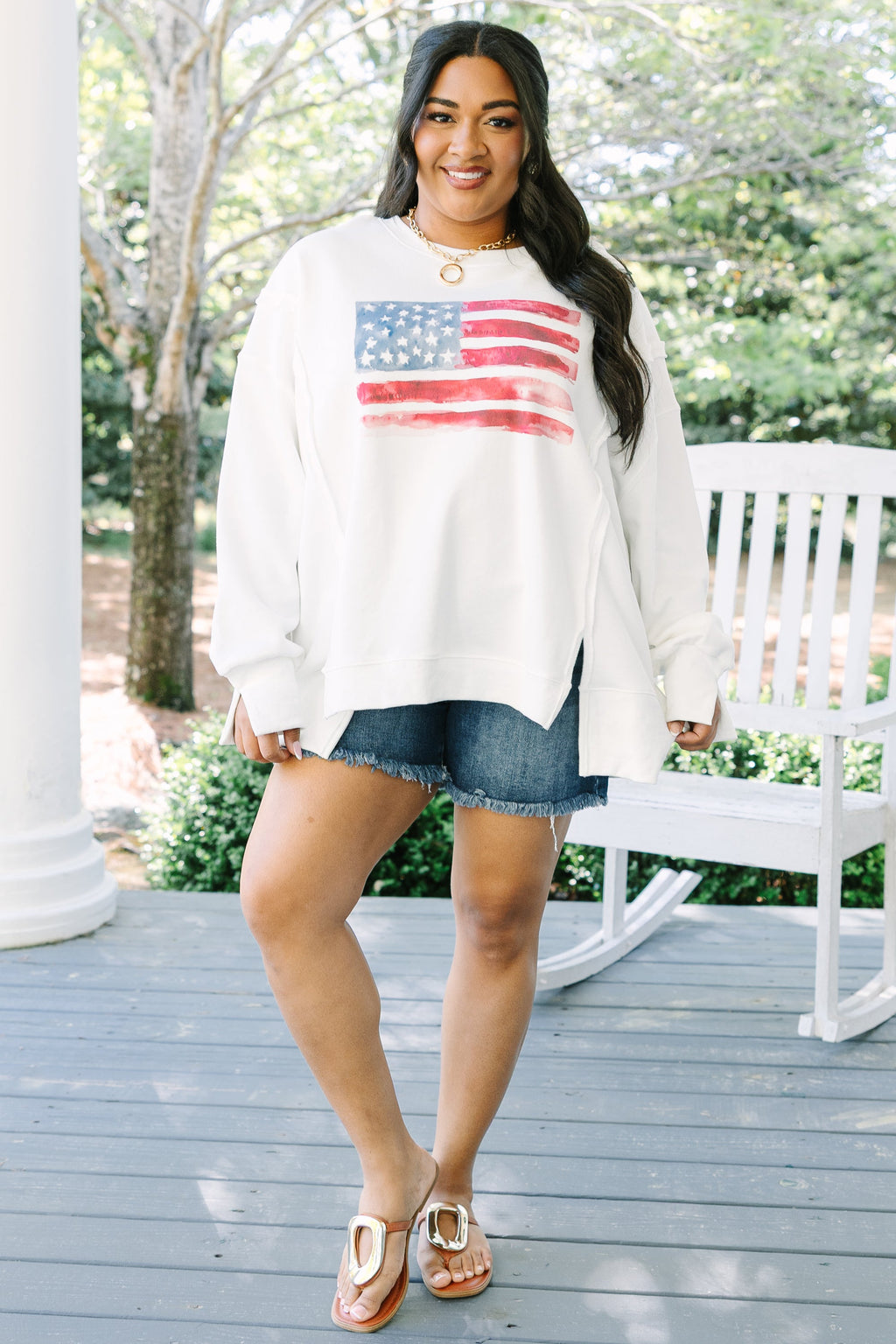 Watercolor Wonder Comfy Crew, Ivory