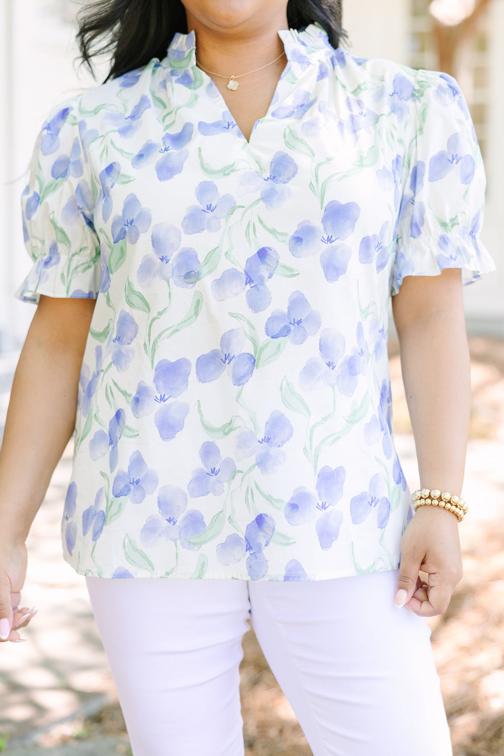 Weekend In The Sun Top, Blue