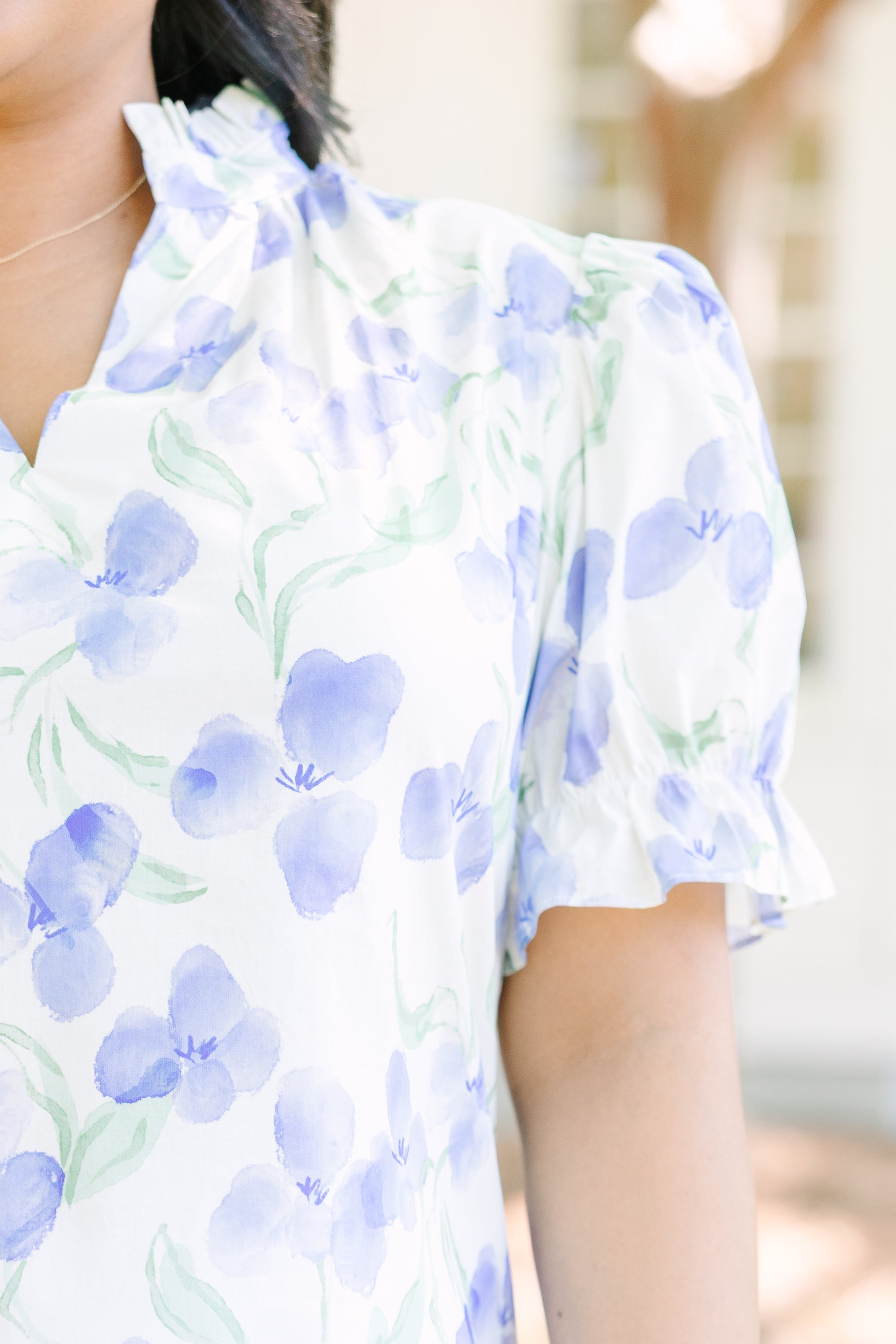 Weekend In The Sun Top, Blue