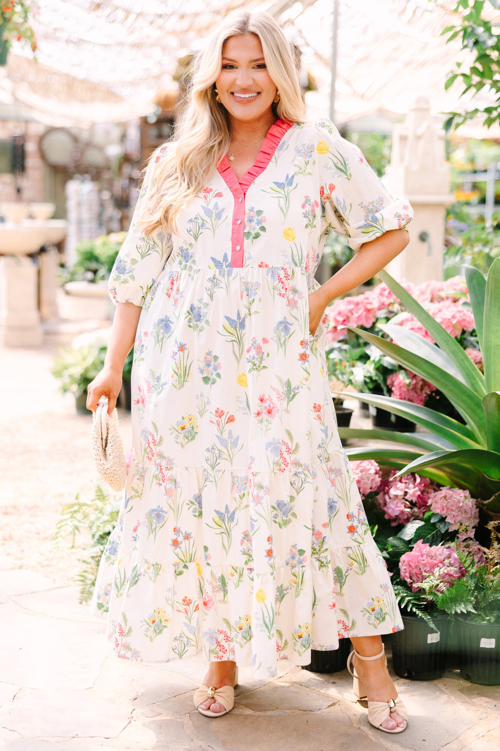 Well Defined Dress, Cream