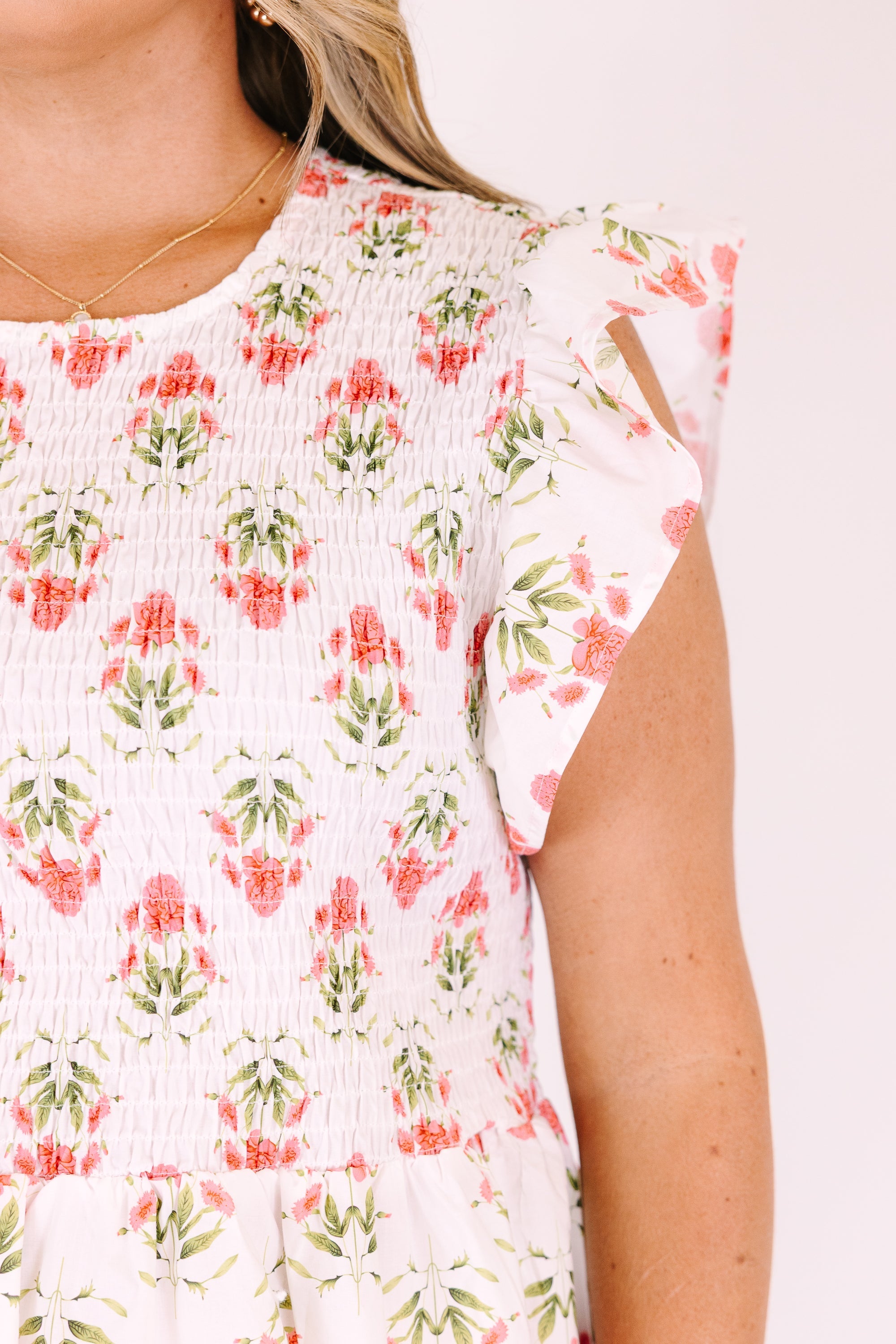 Well Within Top, Ivory Floral