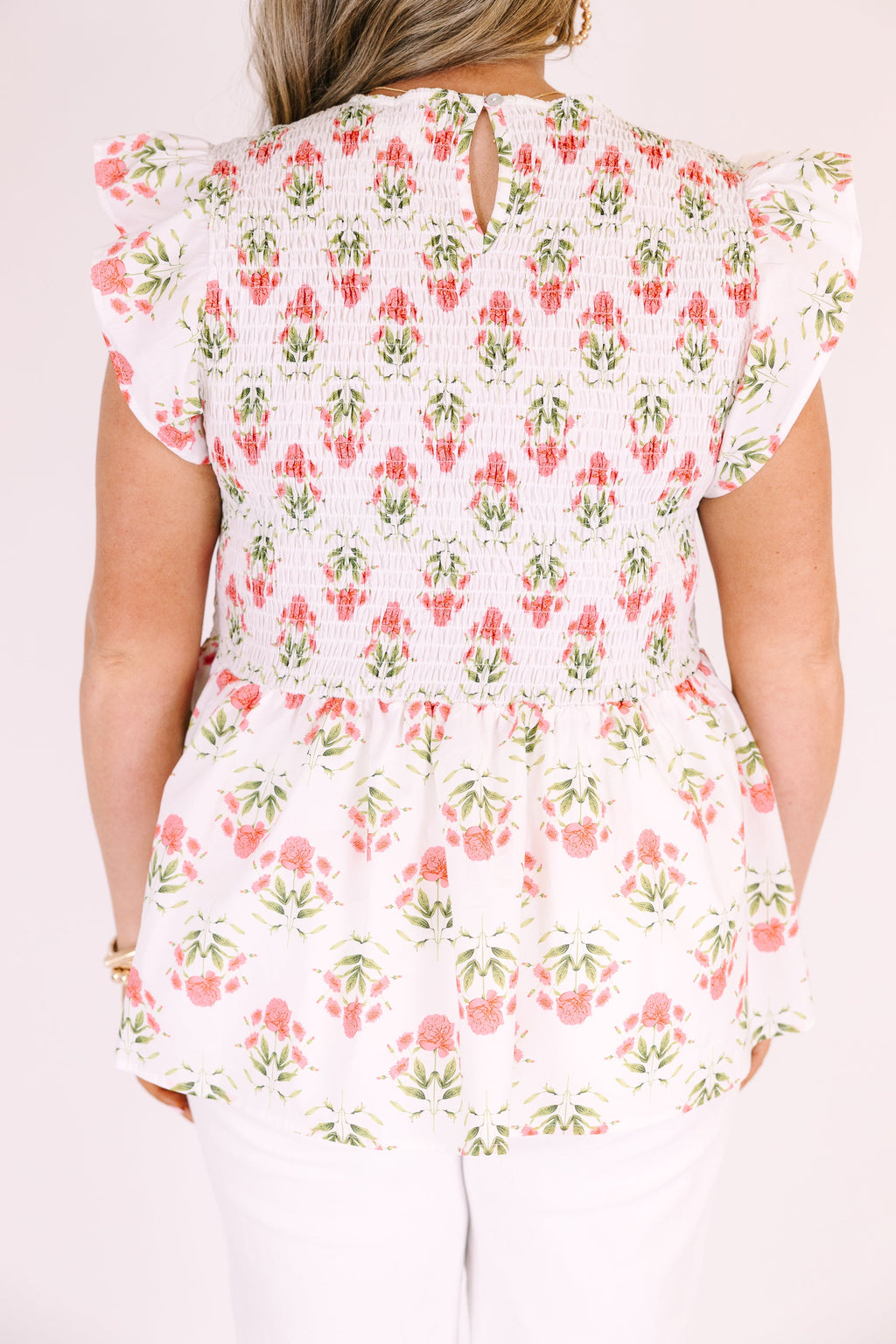 Well Within Top, Ivory Floral