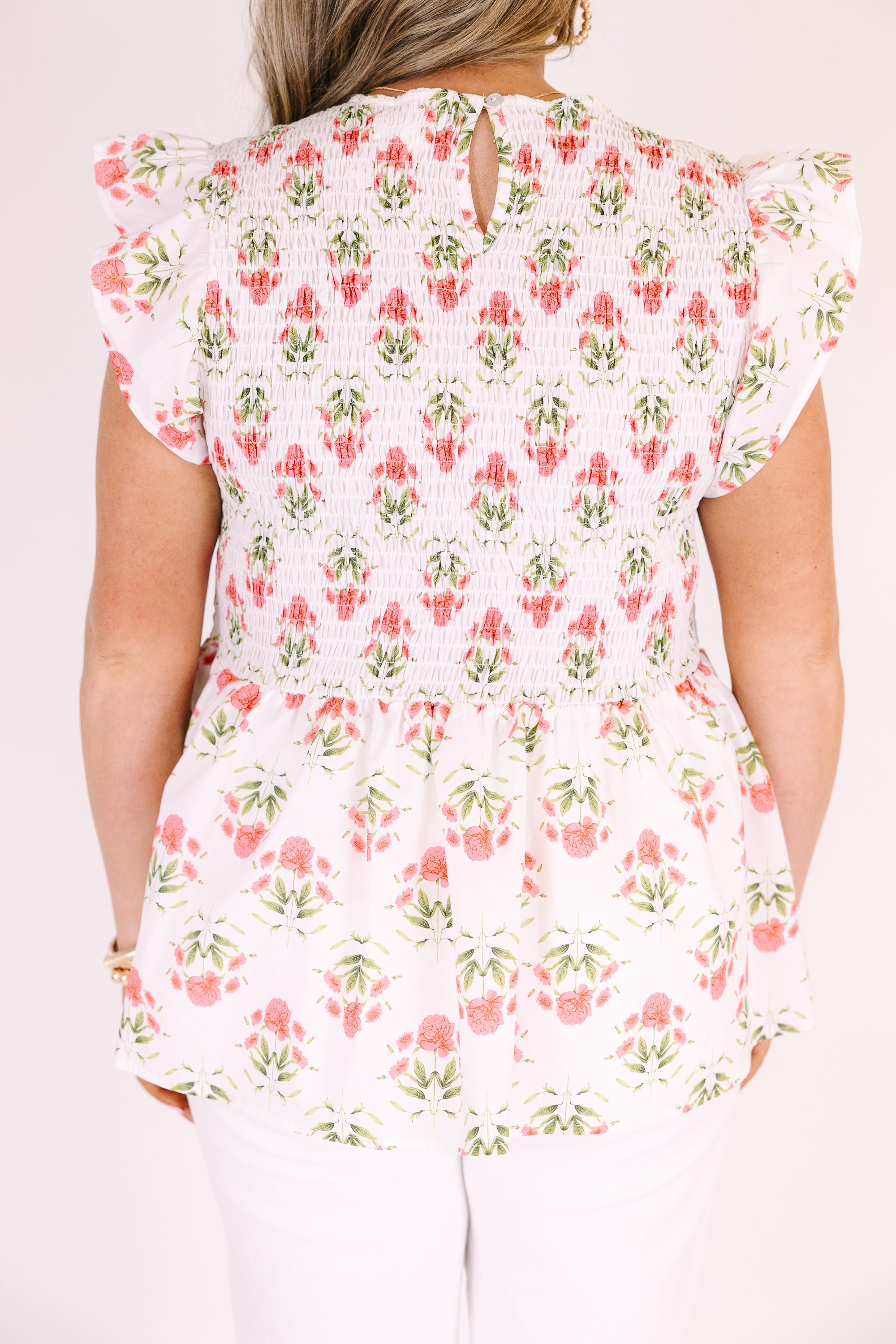 Well Within Top, Ivory Floral