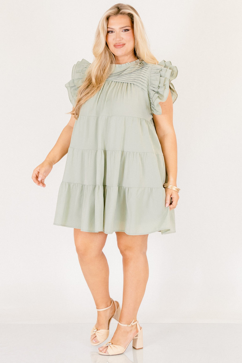 What A Vision Dress, Mint