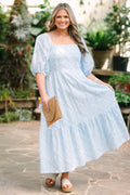 What Comes Next Dress, Baby Blue