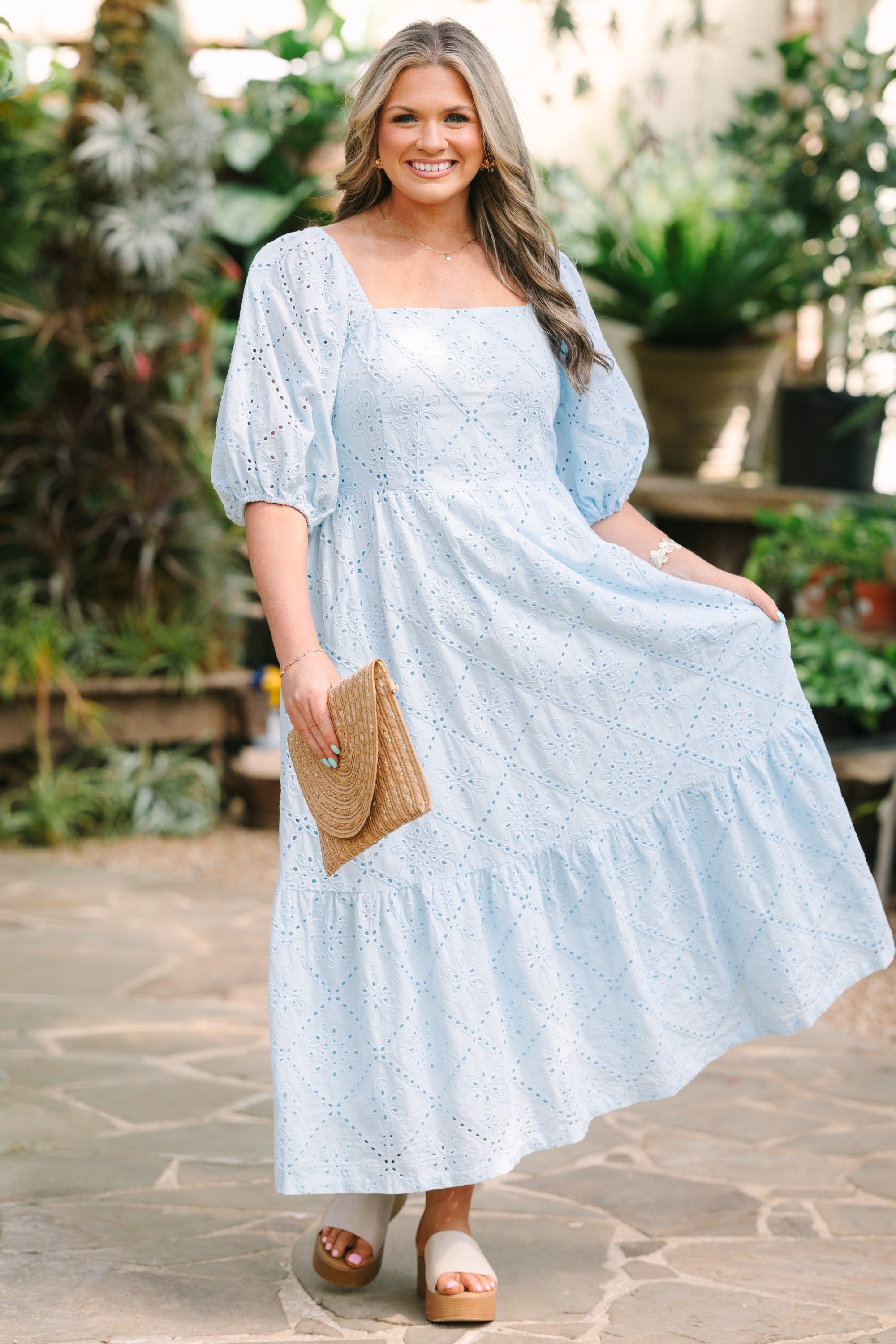 What Comes Next Dress, Baby Blue