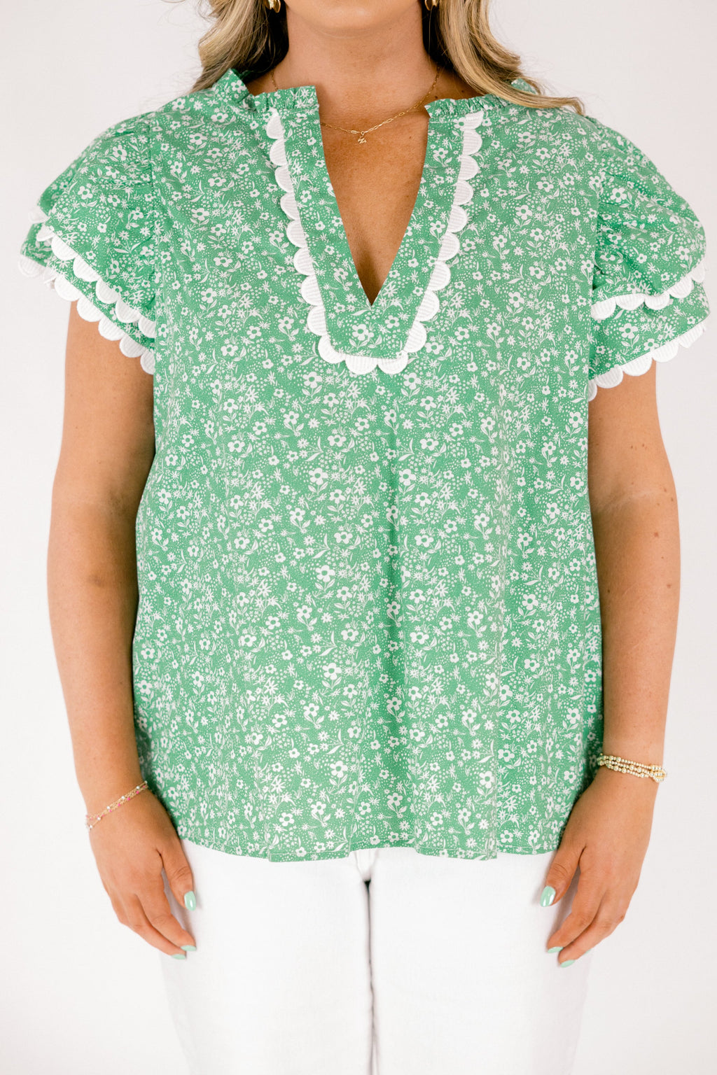 What Do I Mean Top, Green