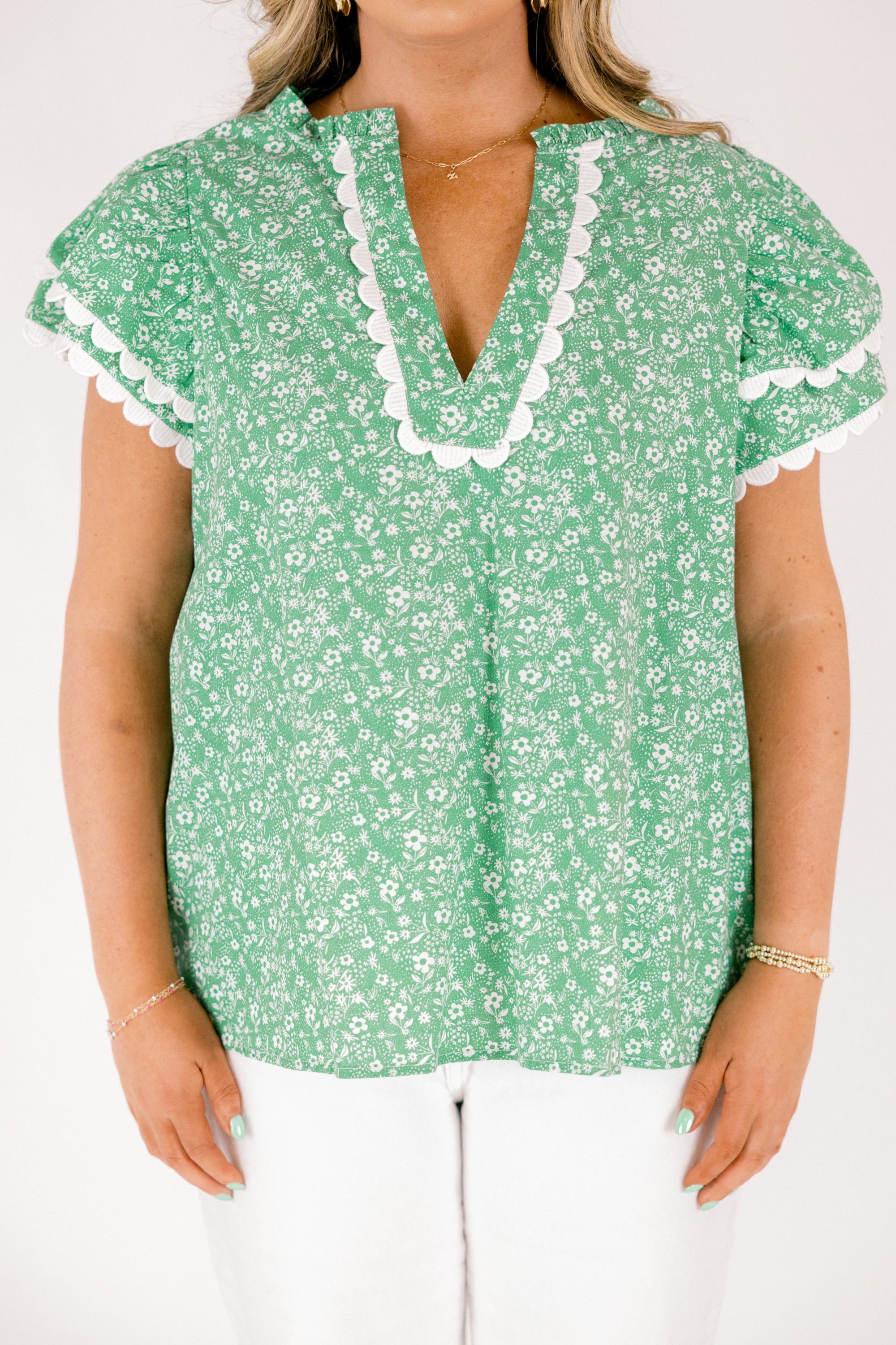 What Do I Mean Top, Green