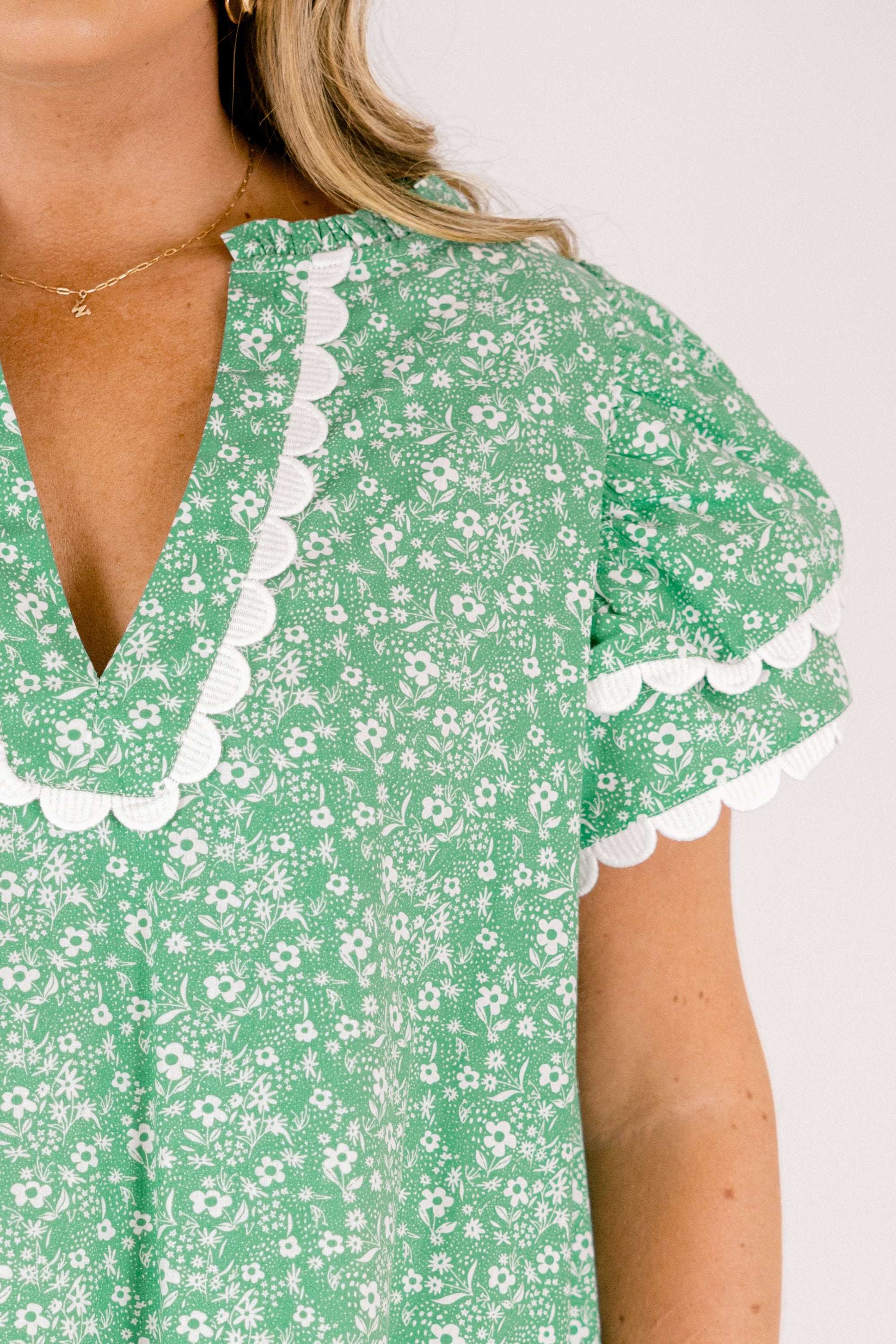 What Do I Mean Top, Green
