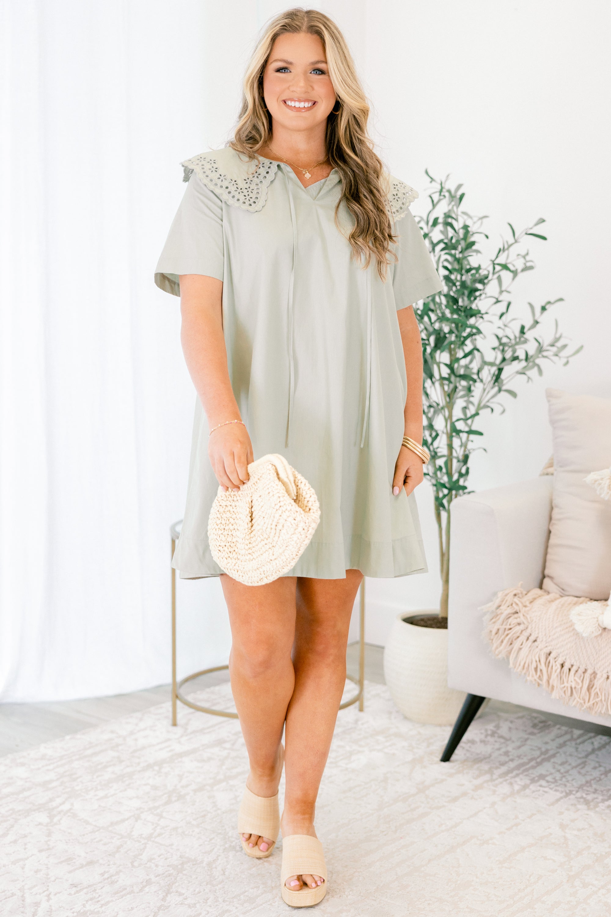 What I Want Dress, Sage