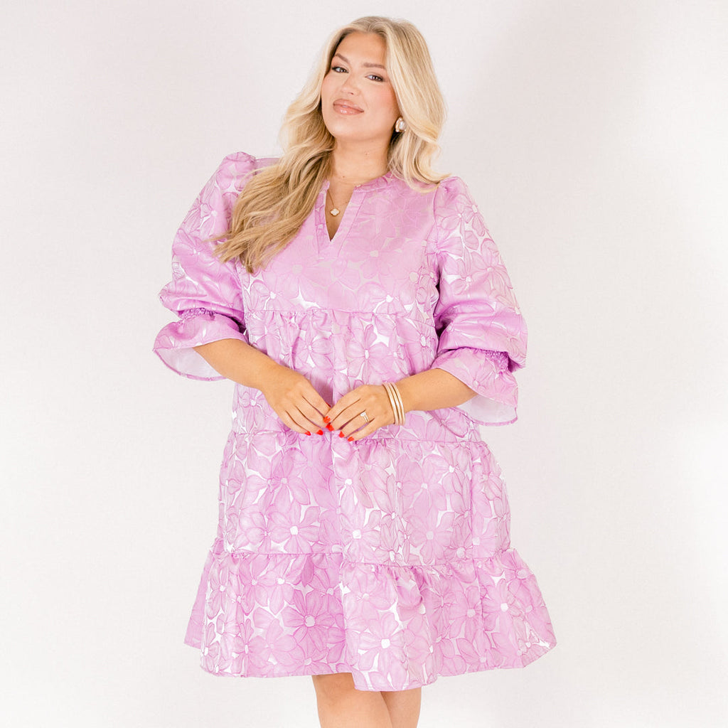 What You Know Dress, Periwinkle