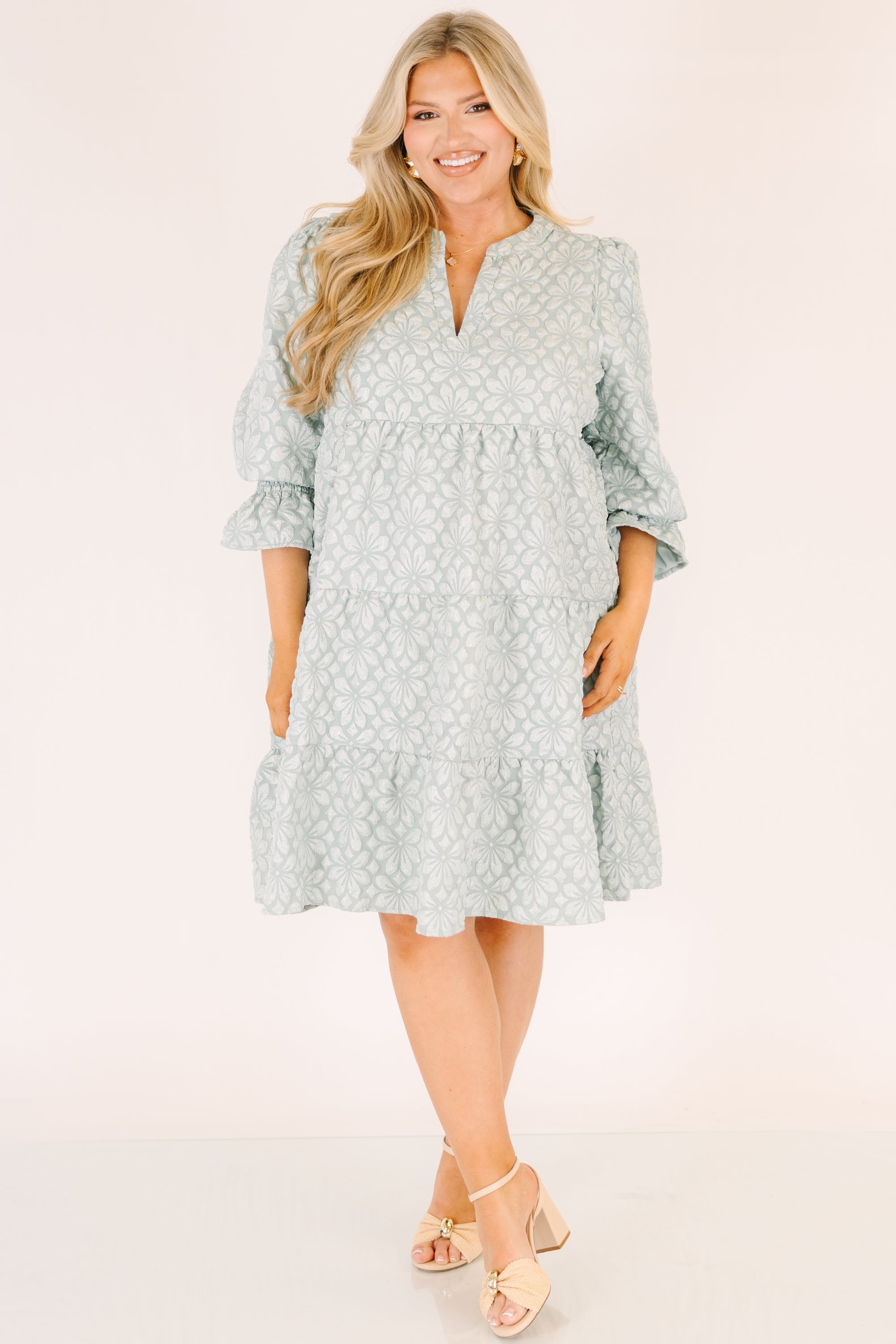 What You Know Dress, Sage