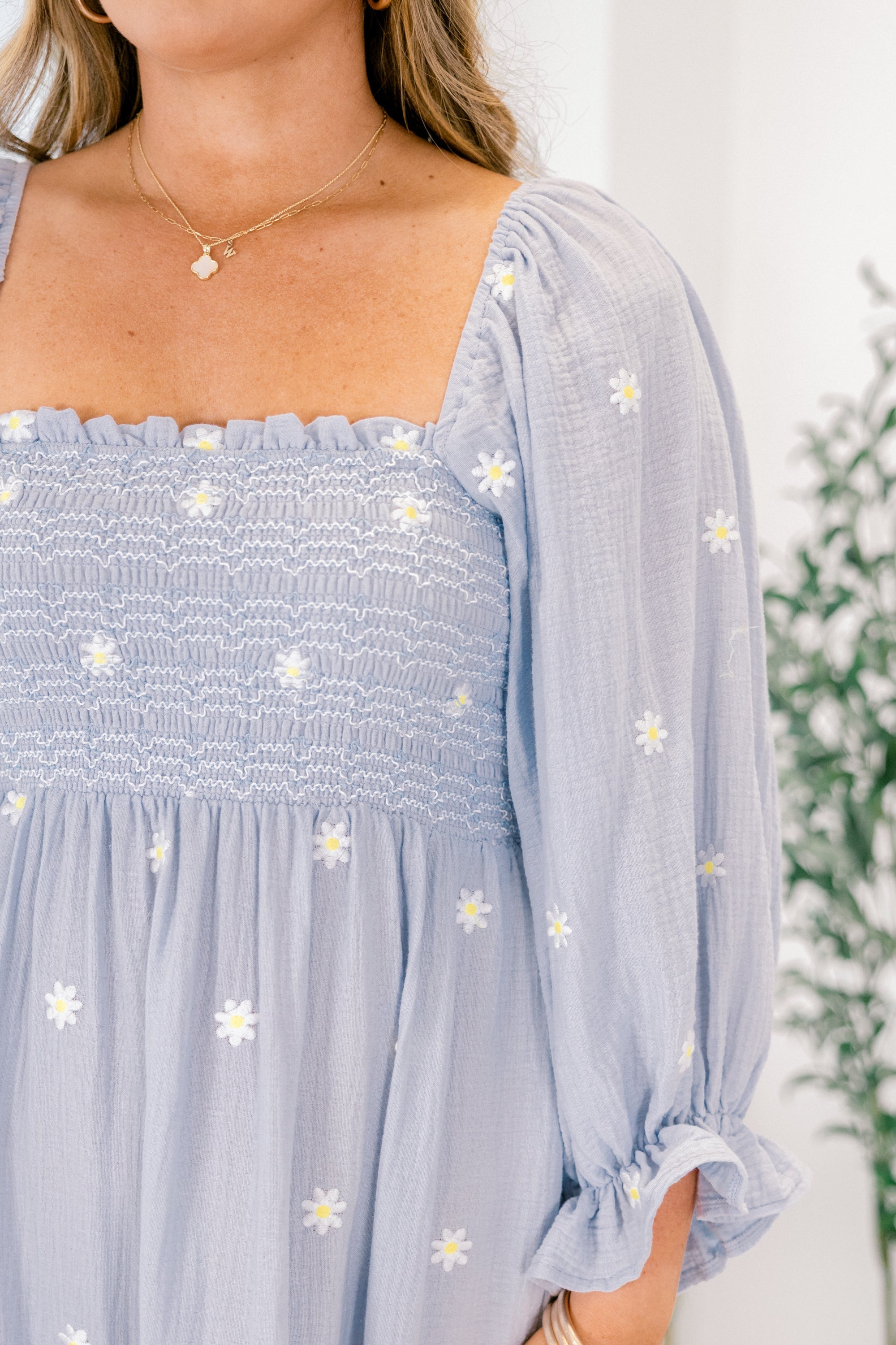 Wildflower Wonder Dress, Cornflower