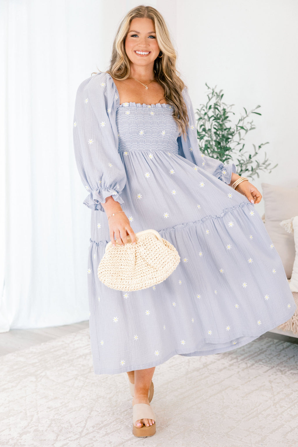 Wildflower Wonder Dress, Cornflower