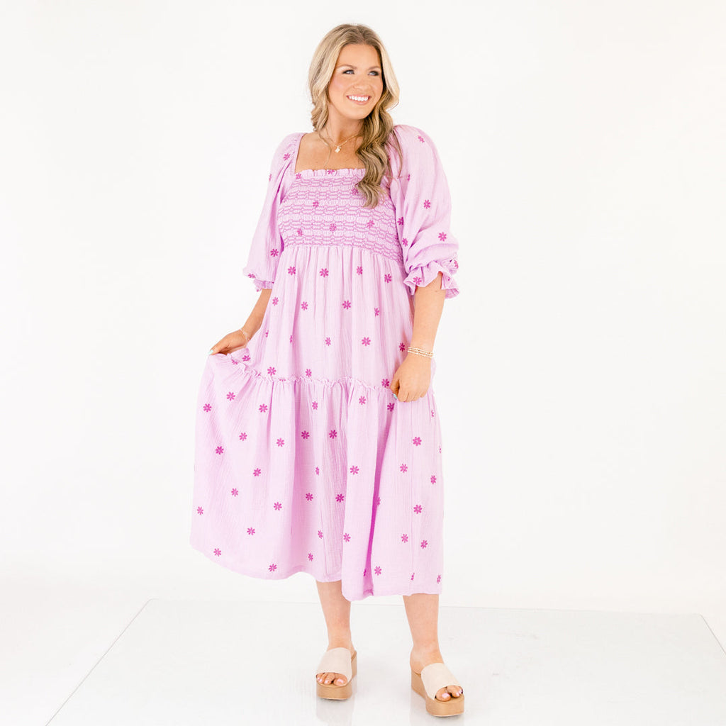 Wildflower Wonder Dress, Lilac