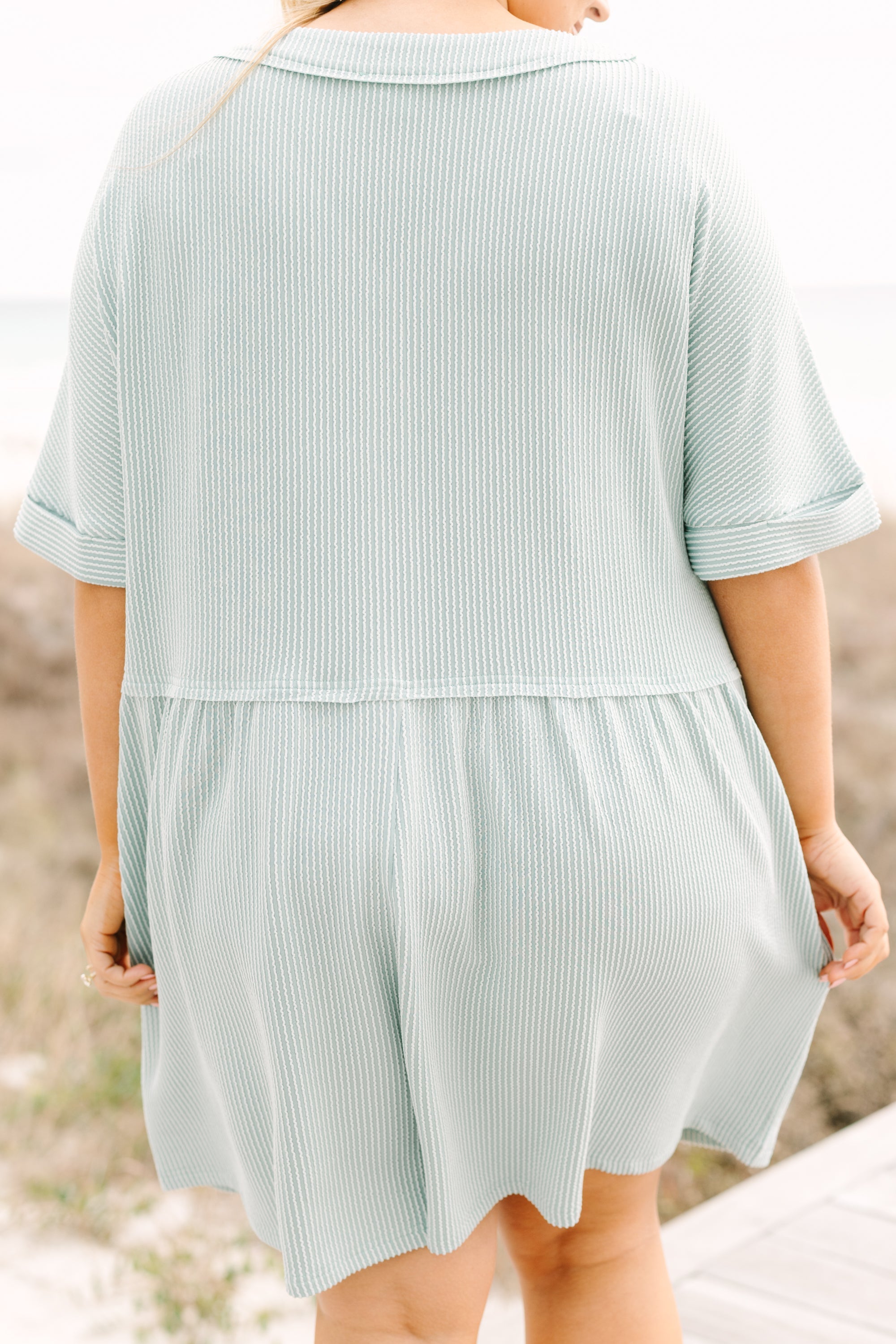Wind Down Romper, Dusty Sage