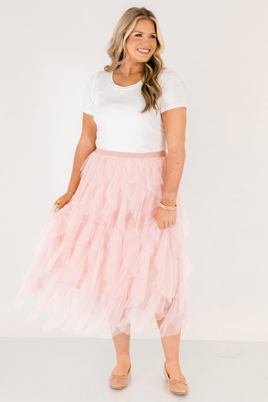 Wisteria Dreams Skirt, Pink