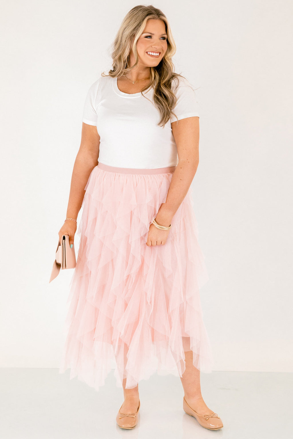 Wisteria Dreams Skirt, Pink