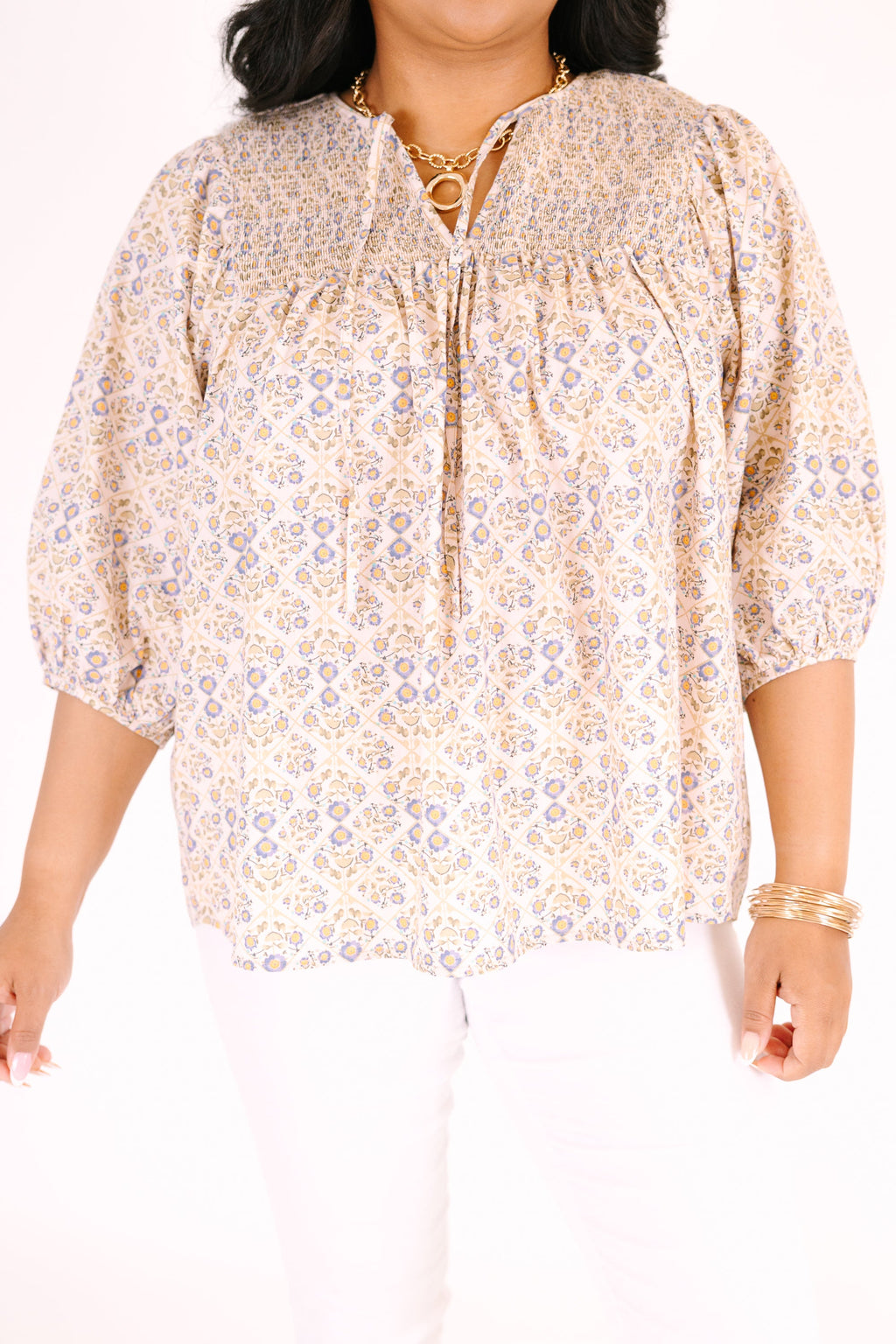 With The Flow Top, Cream