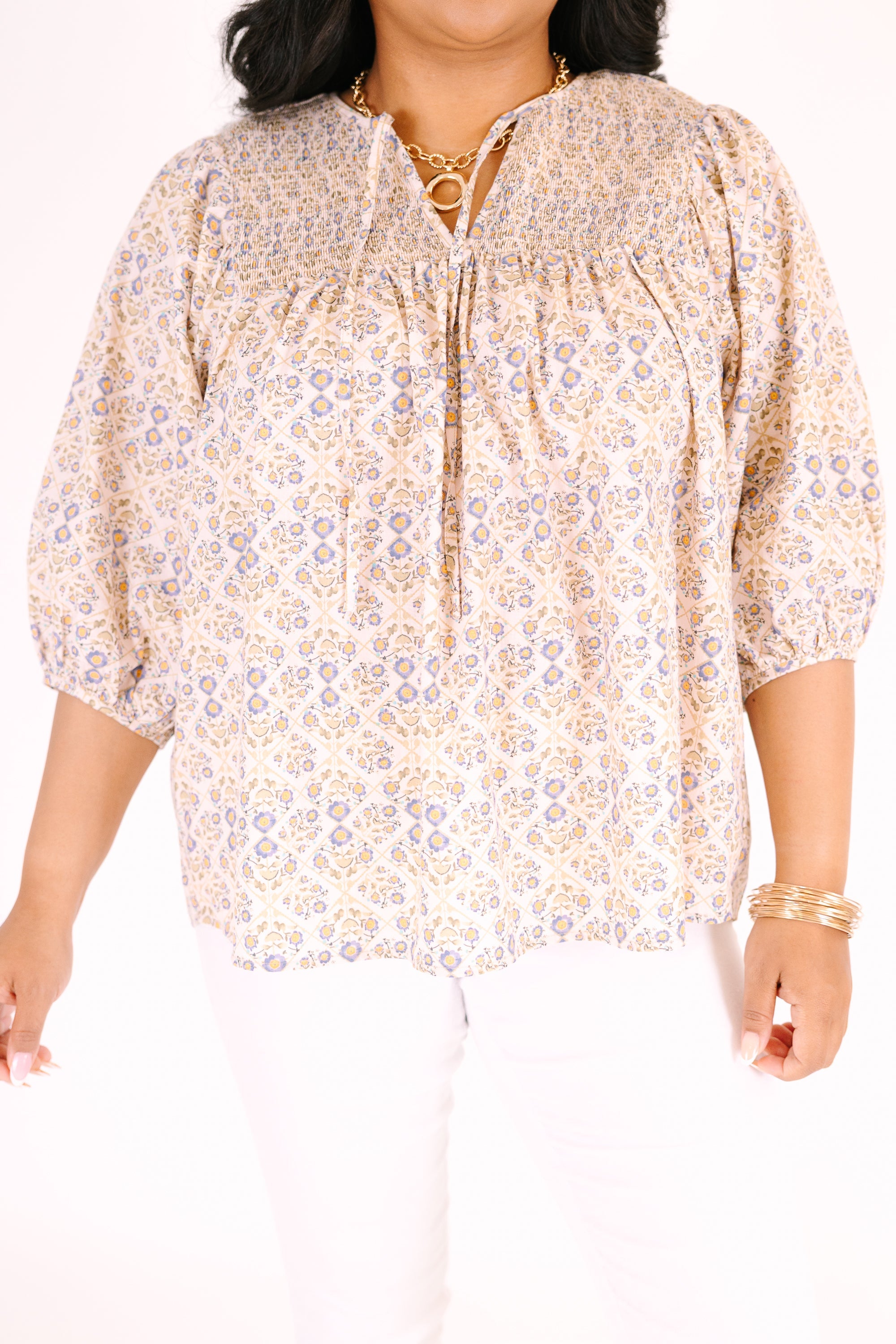 With The Flow Top, Cream