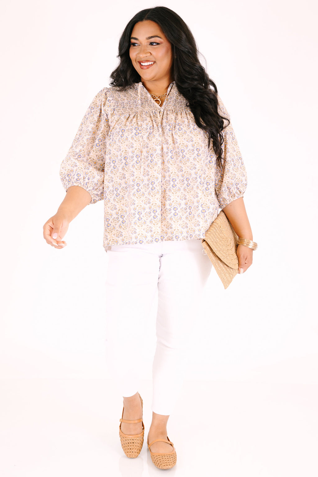With The Flow Top, Cream