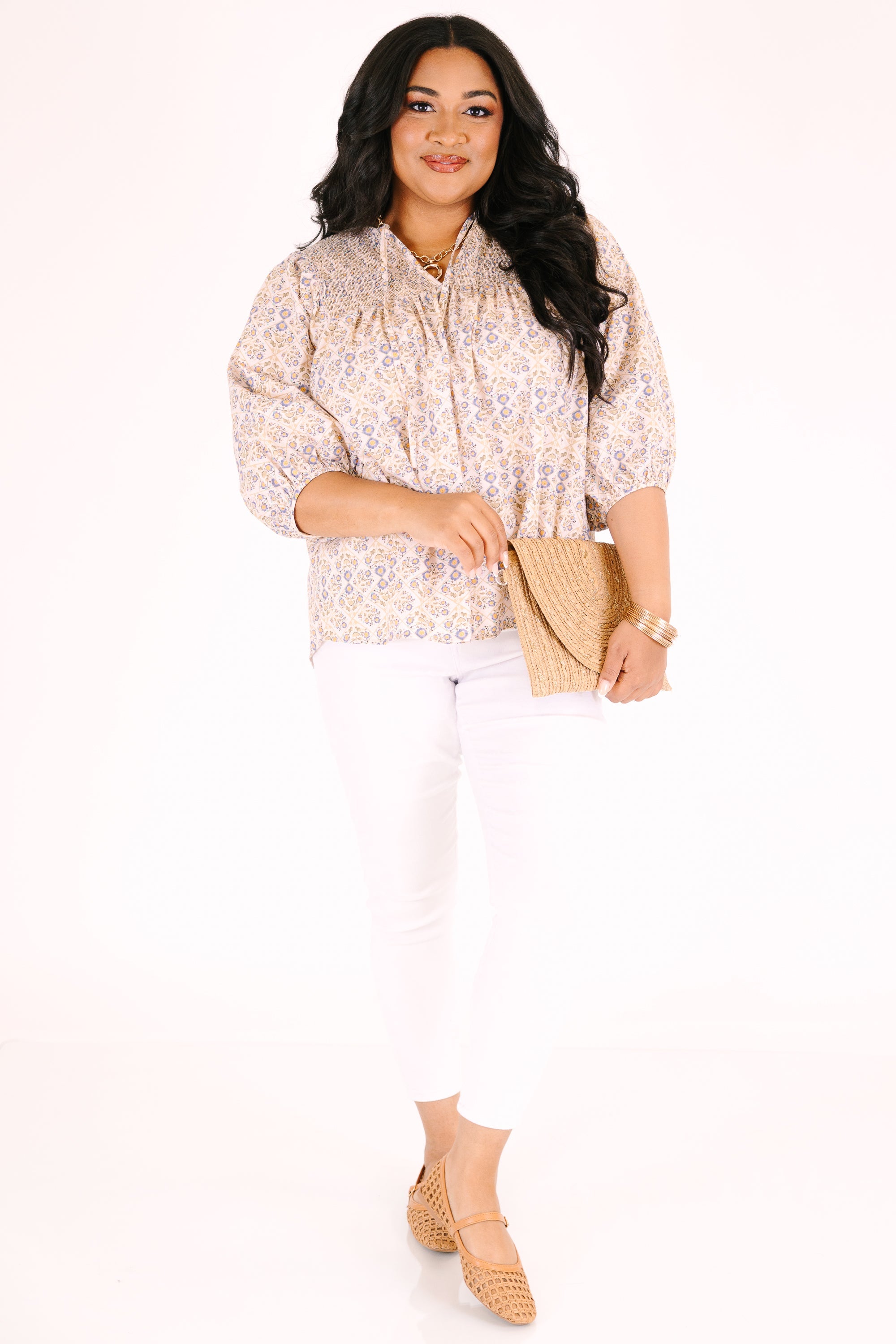 With The Flow Top, Cream