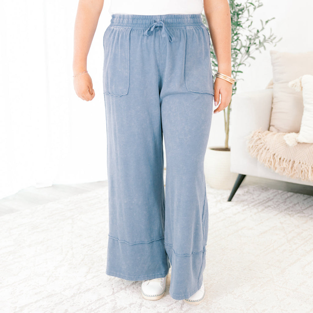Working For The Weekend Pants, Blue