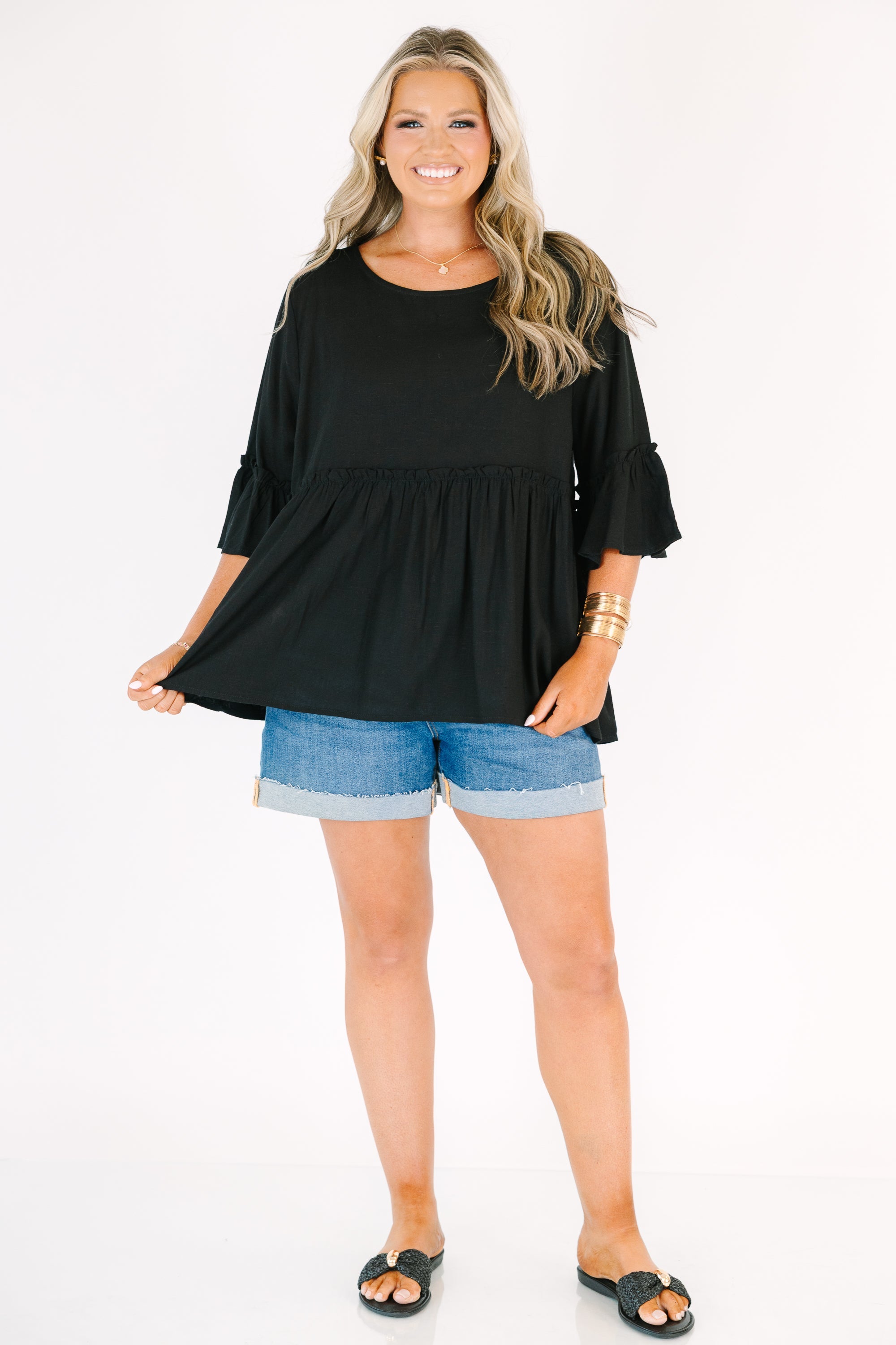 Worth The Wait Top, Black