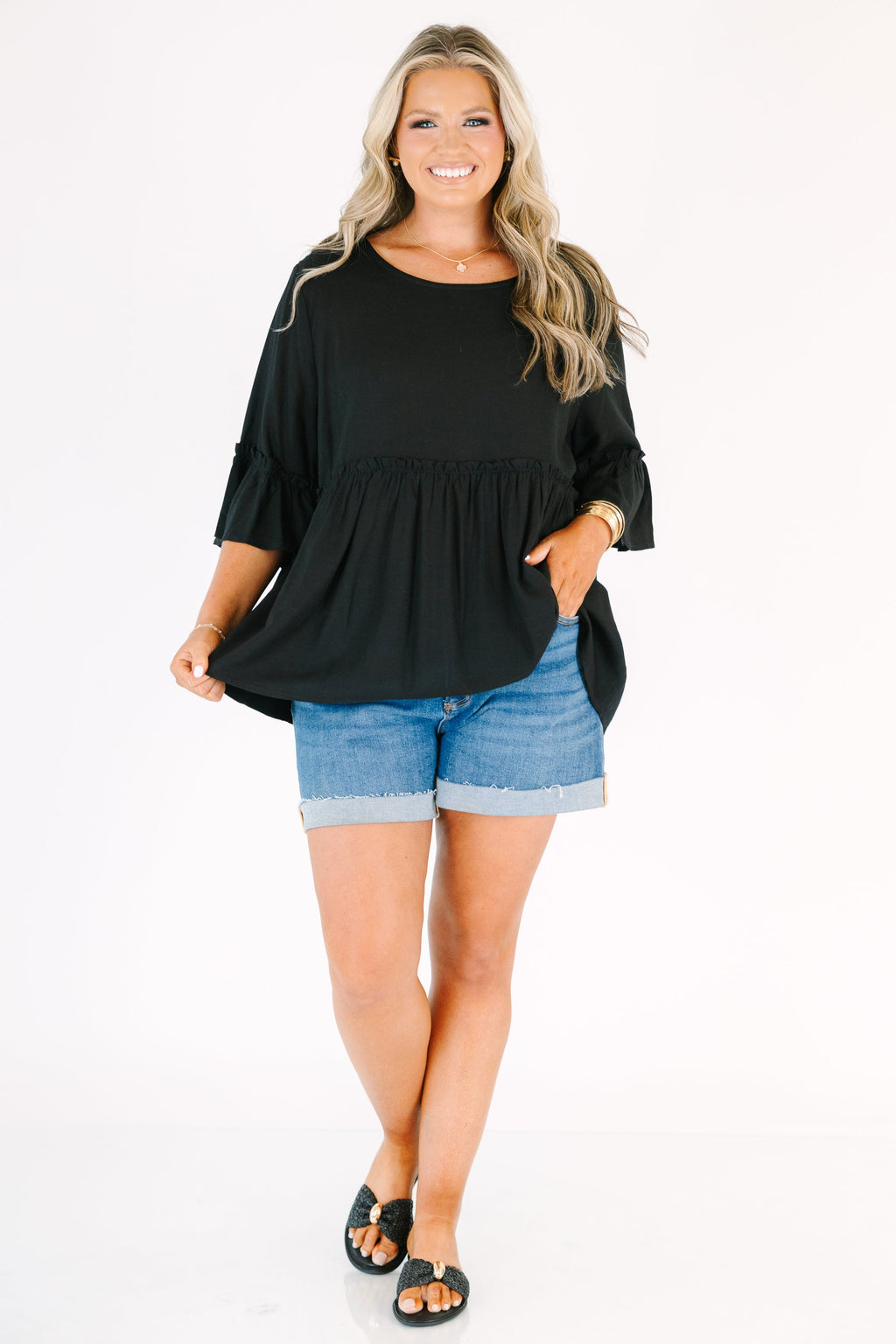 Worth The Wait Top, Black