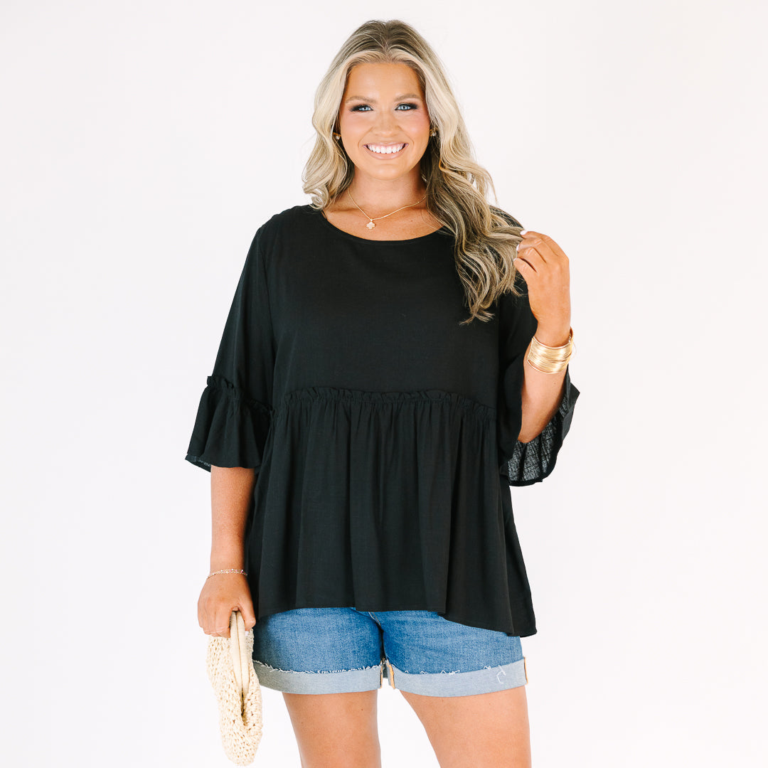 Worth The Wait Top, Black