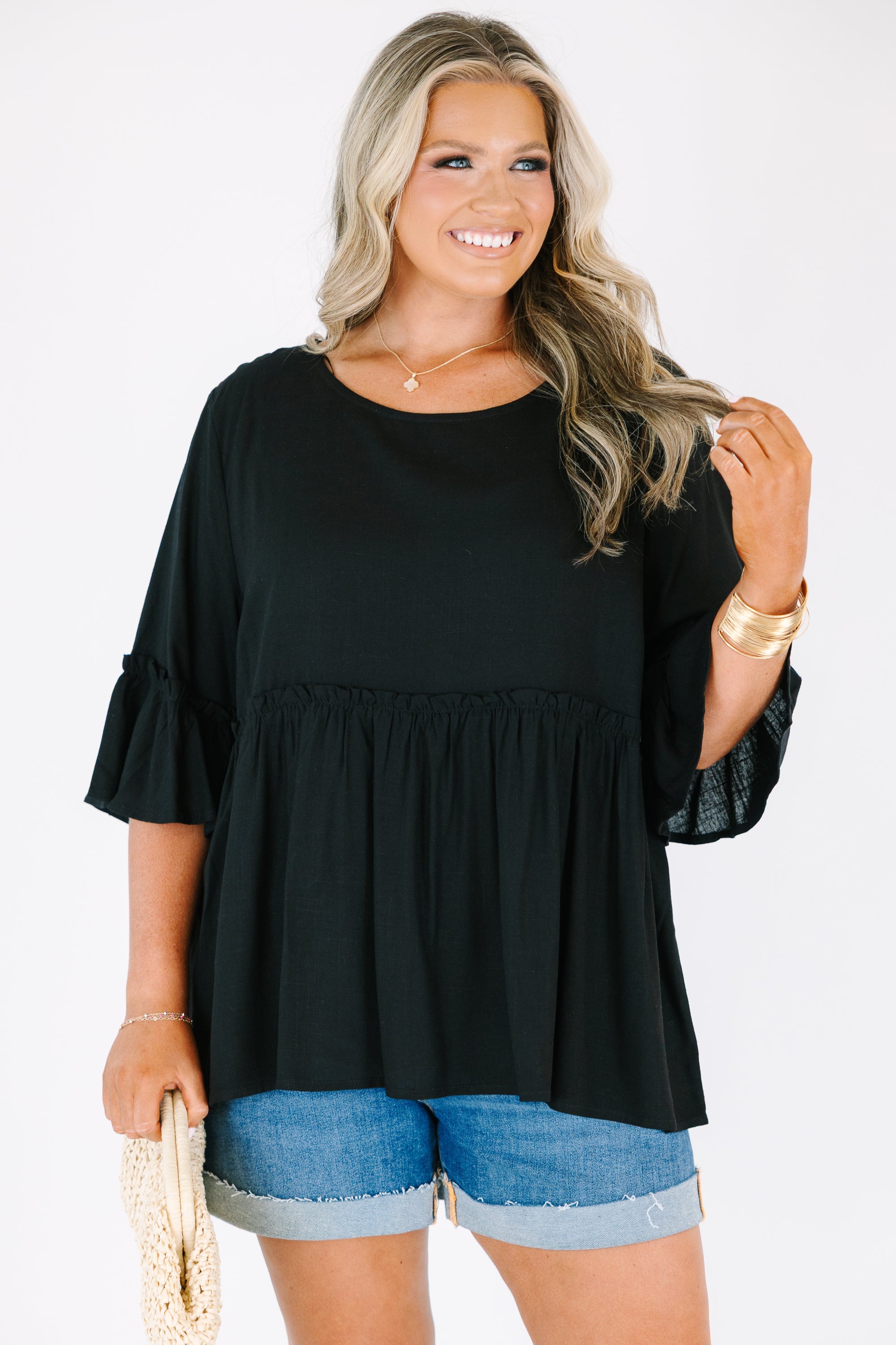 Worth The Wait Top, Black