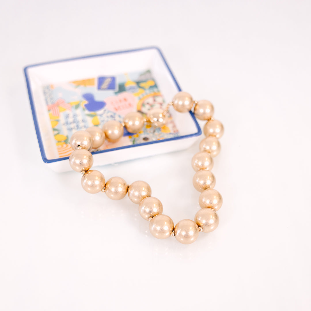 Wouldn't Change A Thing Necklace, Gold
