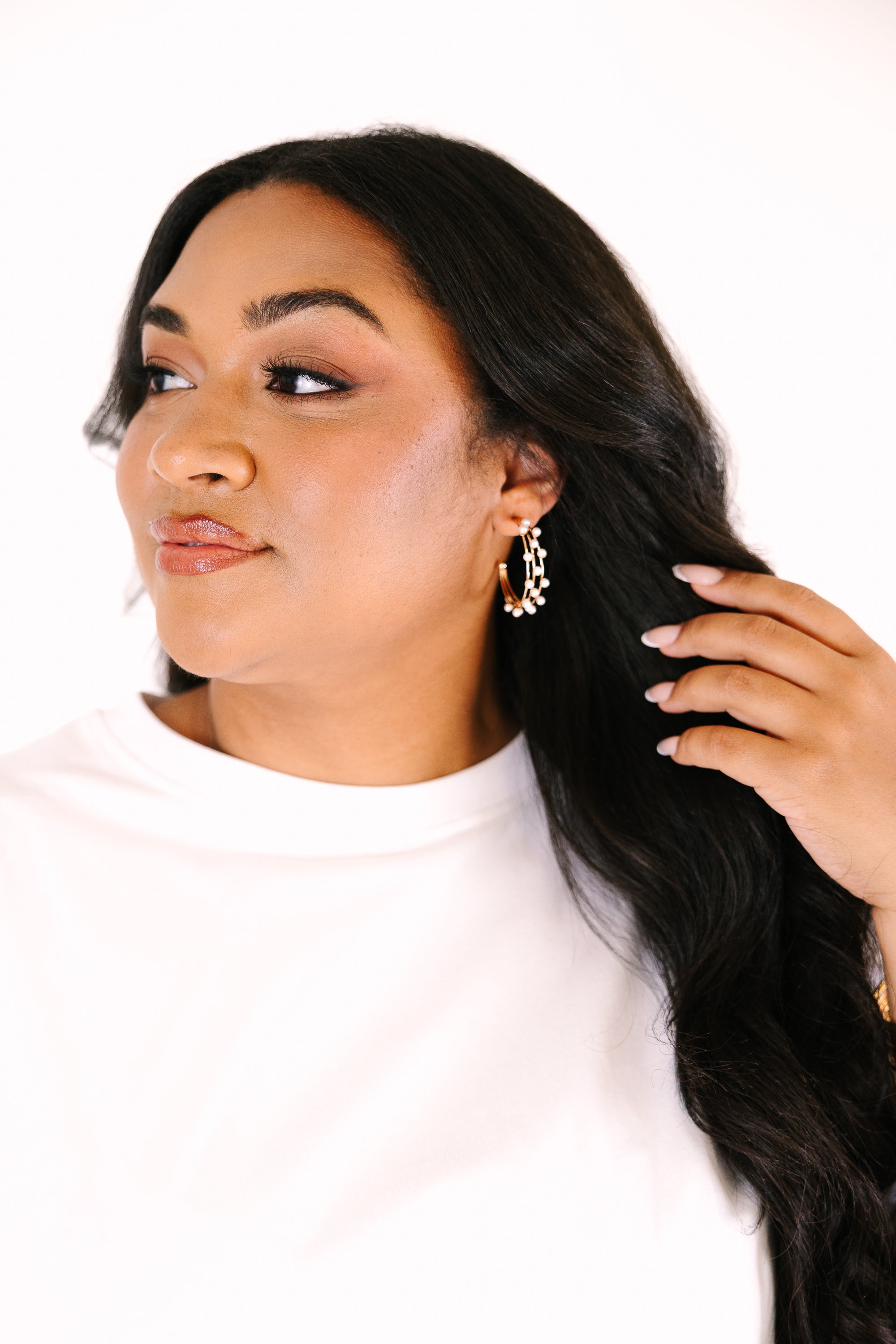 You Are The Right One Earrings, Gold