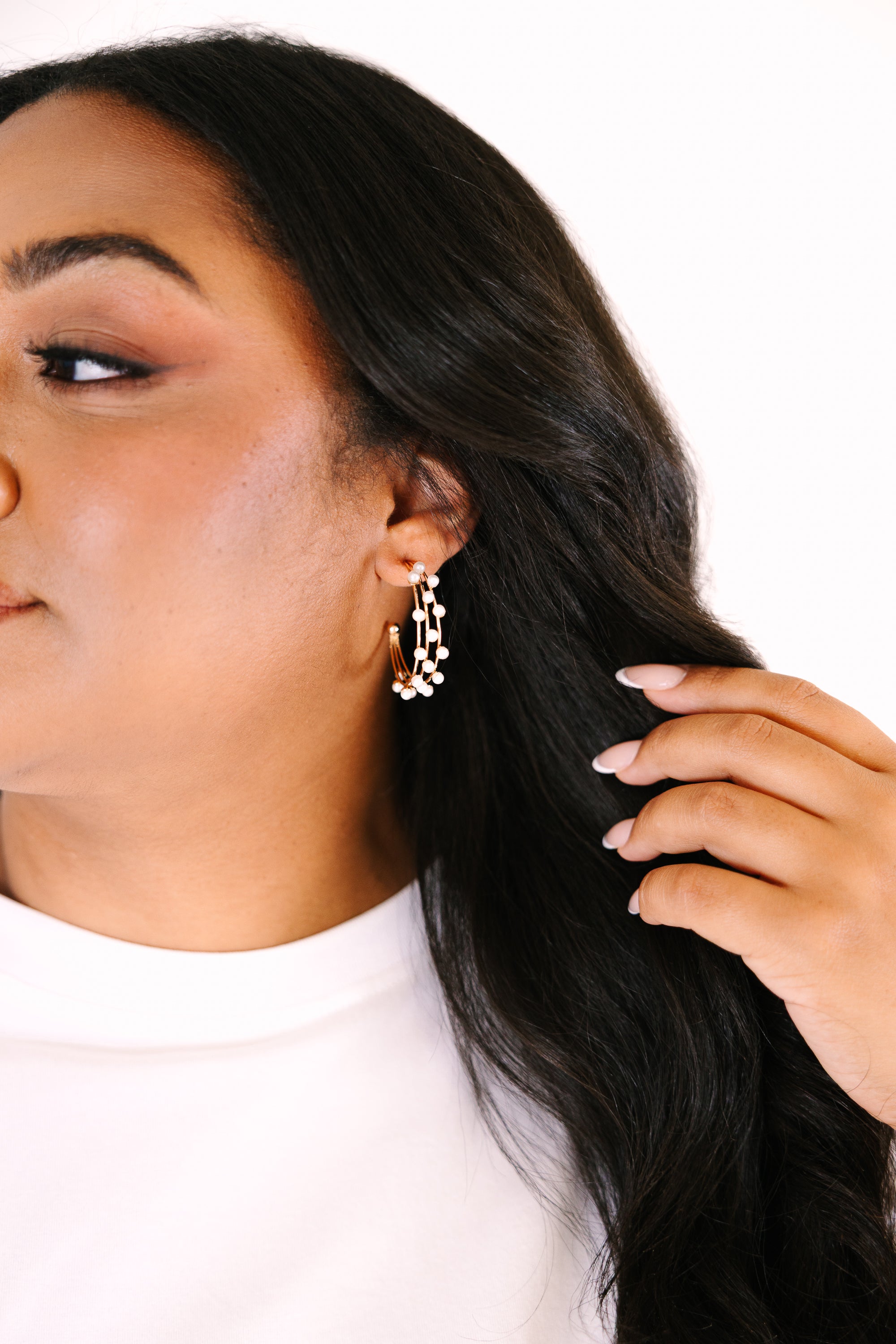 You Are The Right One Earrings, Gold