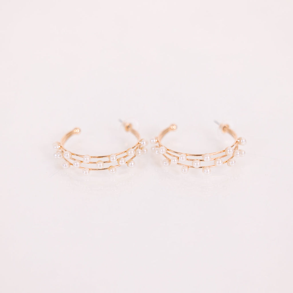 You Are The Right One Earrings, Gold